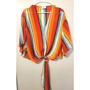 🆕️ NWT! Red Dress Boutique | Palms Away Blouse | Large